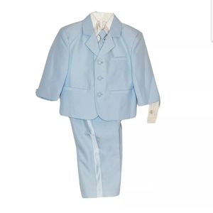 Just Darling 5-Pc Vested Suit-Light Blue Size 18 M